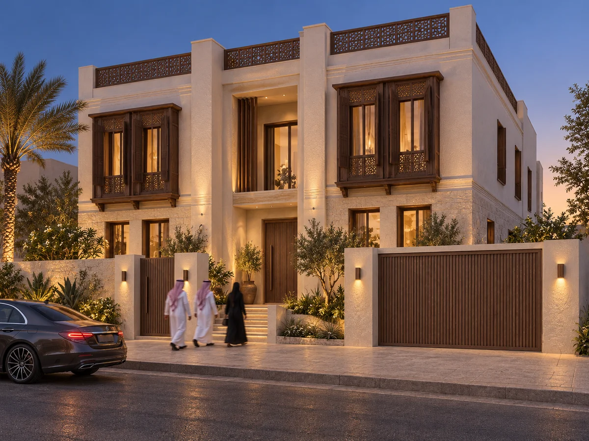 Hejazi coastal-inspired facade adaptation